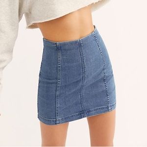 Free People Modern Femme Denim Mini